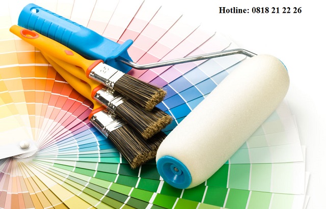 dụng cụ thi công sơn lót