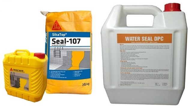 Water Seal DPC và Sika Topseal 107