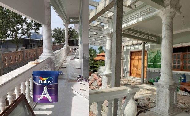 Hiệu ứng sơn giả đá Dulux