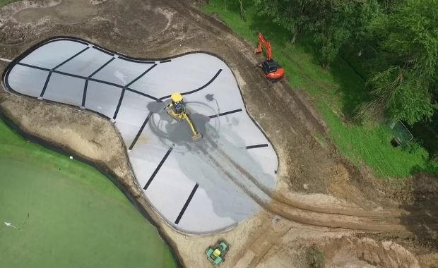 Đào đắp địa hình sân (Cut and Fill)
