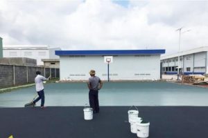 រចនា និងសាងសង់ទីលានបាល់បោះនៅកម្ពុជា