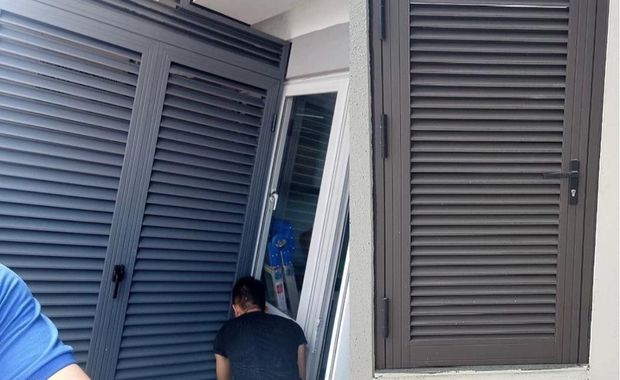 Tiến hành thi công louver nhôm