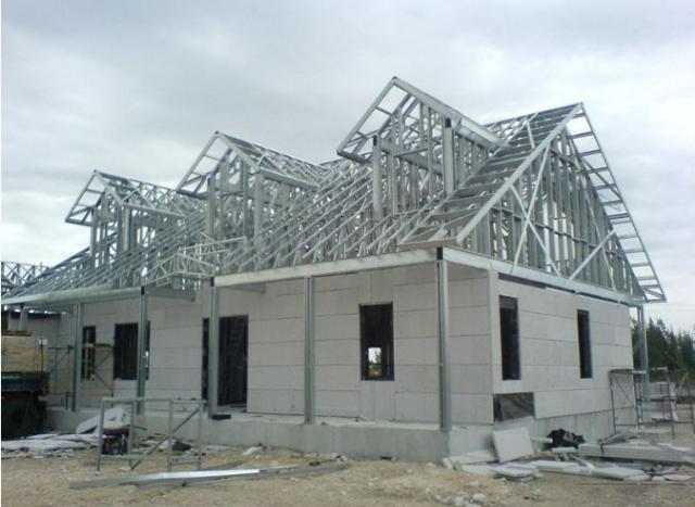 Thi công nhà tiền chế cho A Tú ở Bình Dương