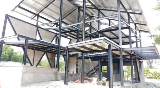 Thi công nhà tiền chế cho vợ chồng anh Hùng chị Hiền tại quận Tân Phú