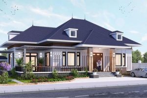 Mẫu thiết kế biệt thự sân vườn đẹp