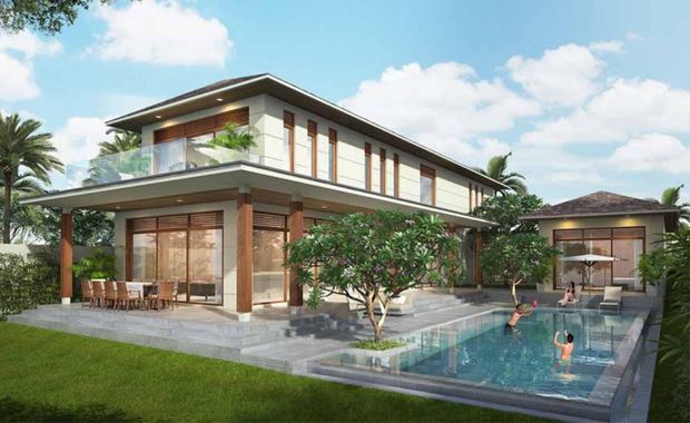 Mẫu biệt thư sân vườn 2 tầngMẫu biệt thư sân vườn 2 tầng