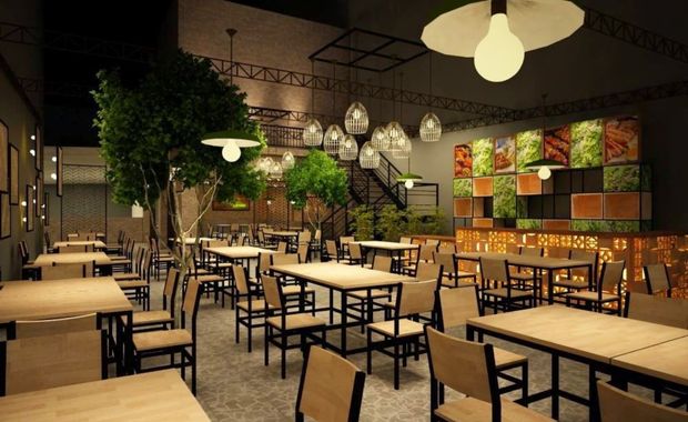 Mẫu thiết kế quán ăn gây ấn tượng