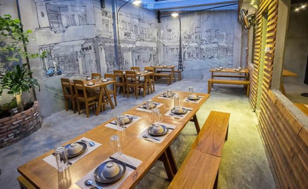 Mẫu thiết kế quán ăn gây ấn tượng
