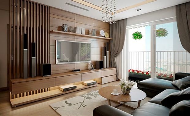 Quy cách lắp đặt, bố trí, thi công nội thất phòng khách