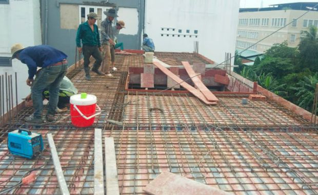 Thi công xây dựng nhà phố phần thô