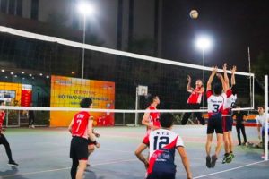 Thi Công Hệ Thống Chiếu Sáng Sân Bóng Chuyền Chất Lượng