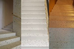 Bảng Giá Thi Công Cầu Thang Đá Mài Terrazzo 