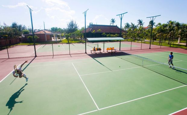 Những lưu ý trước khi thi công sơn sân Tennis
