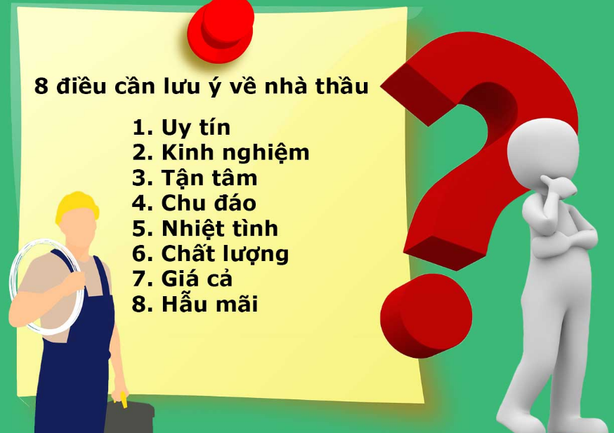 Things to note when choosing a contractor