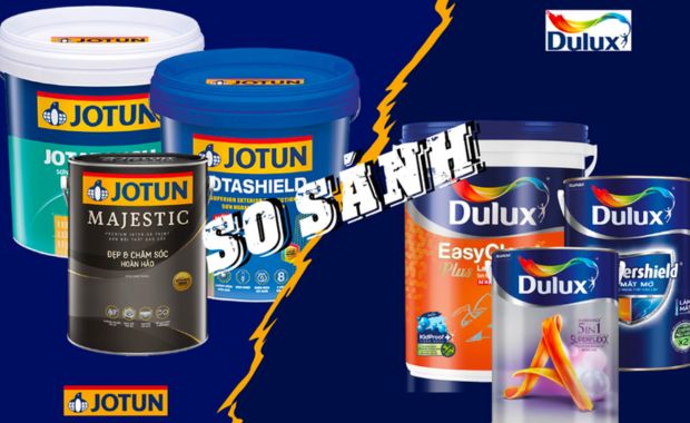 So Sánh Sơn Jotun Và Dulux Về Ưu Điểm