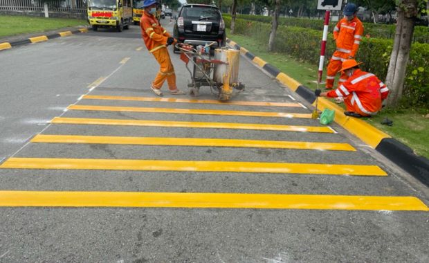 Quy trình thi công thiết kế gờ giảm tốc giao thông