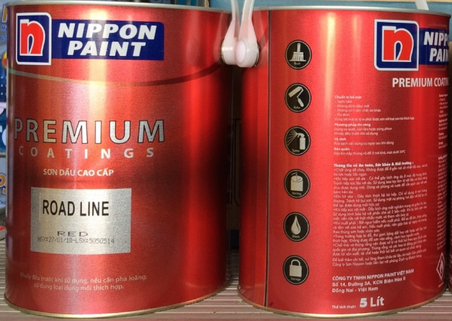 Sơn vạch kẻ đường Nippon Road Line không phản quang