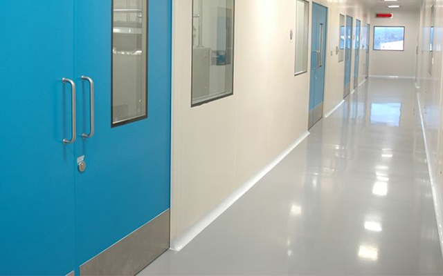 Sơn epoxy chống tĩnh điện được thi công cho phòng sạch