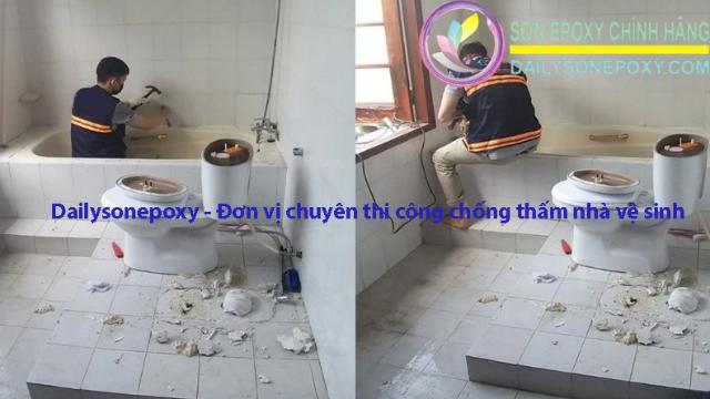 Dailysonepoxy - Đơn vị chuyên thi công chống thấm nhà vệ sinh