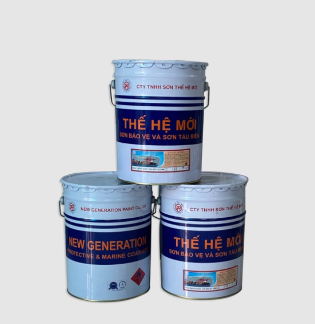 Sơn phủ sàn epoxy EF3655 màu xám Thế hệ mới