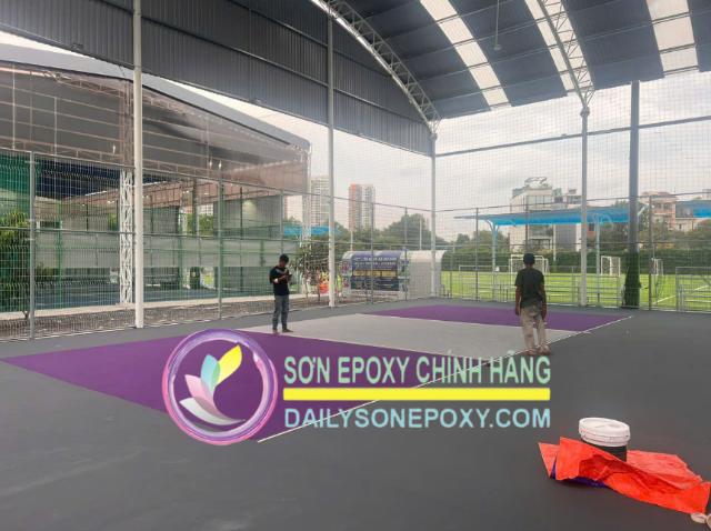 Hoàn thiện sân pickleball làm dịch vụ cho a tú tại quận 7