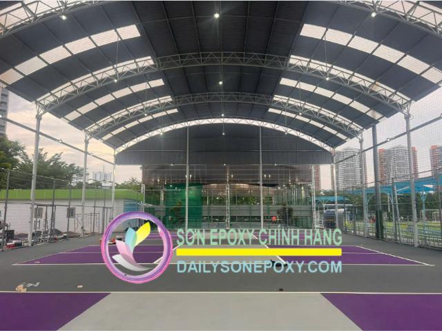 Thi công sân pickleball
