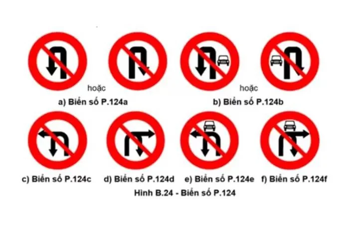Biển Cấm Rẽ Và Biển Cấm Quay Đầu