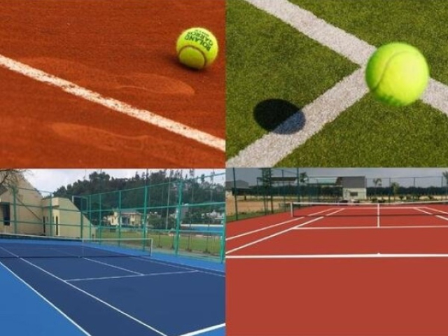 Các loại mặt sân tennis