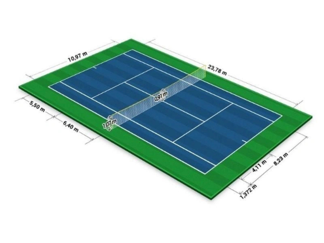 Kích thước sân tennis