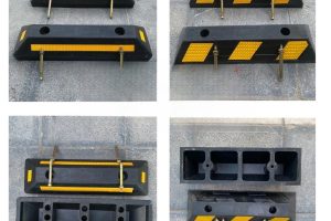 Sản xuất & phân phối chặn lùi bánh xe nhựa, cao su, đủ kích cỡ