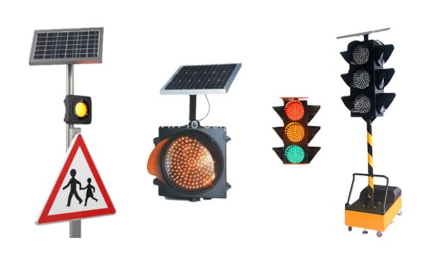 Các loại đèn cảnh báo giao thông năng lượng mặt trời phổ biến hiện nay