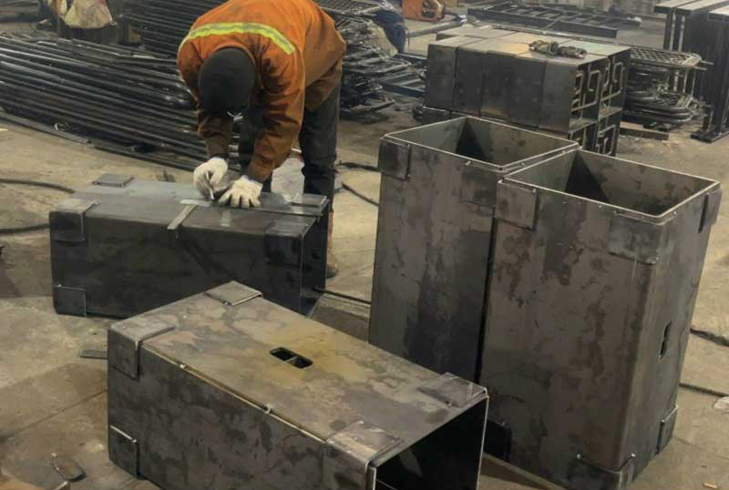 Quy trình sản xuất gia công thép hộp nối đầu cọc bê tông