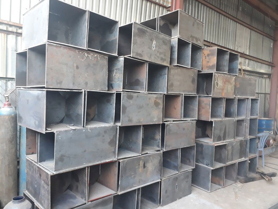 Cấu tạo & vật liệu chế tạo thép hộp nối đầu cọc bê tông