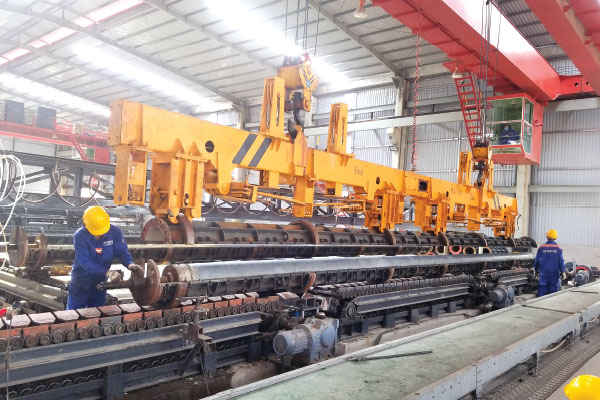 Quy trình gia công thép đầu cột tròn