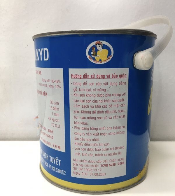 Lưu trữ sơn trong không gian khô ráo, thoáng khí và tránh ẩm mốc