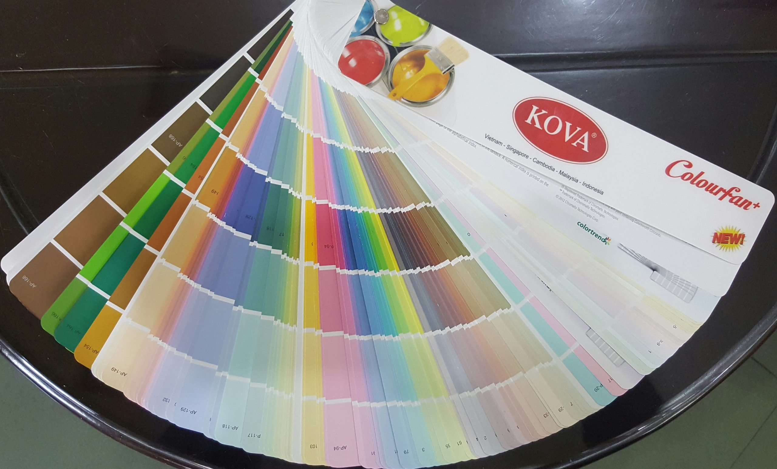 Giới thiệu về bảng màu sơn Kova