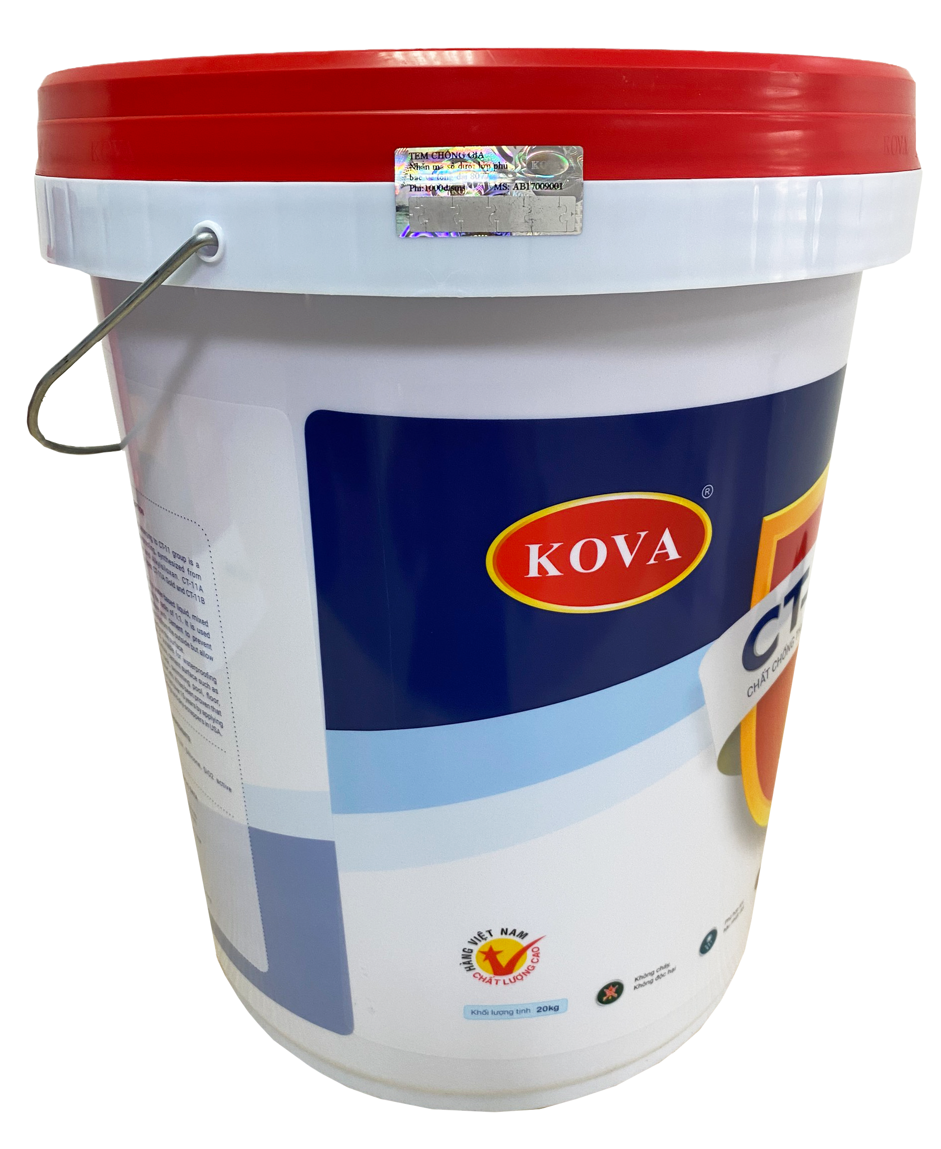 Vị trí dán tem và chất liệu tem Kova chính hãng
