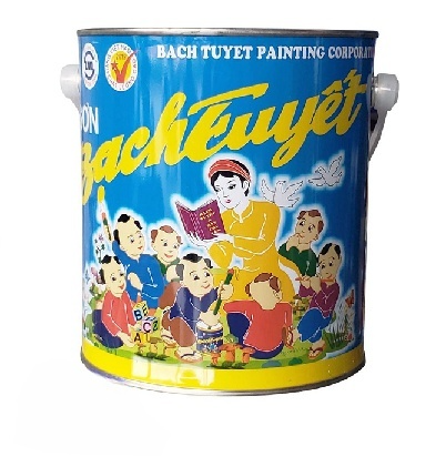 Sơn dầu Bạch Tuyết (đen mờ) 3kg
