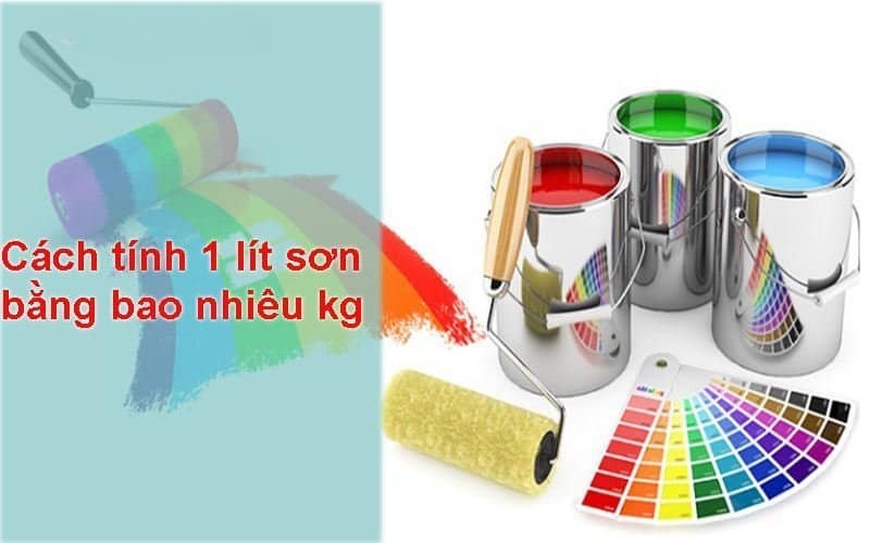Cách tính định mức dựa trên lít và kg sơn Dulux