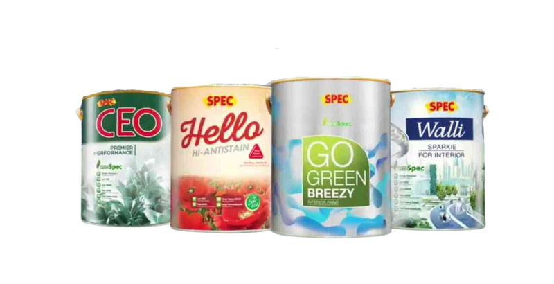 Bảng giá sơn Spec chi tiết theo từng dòng sản phẩm