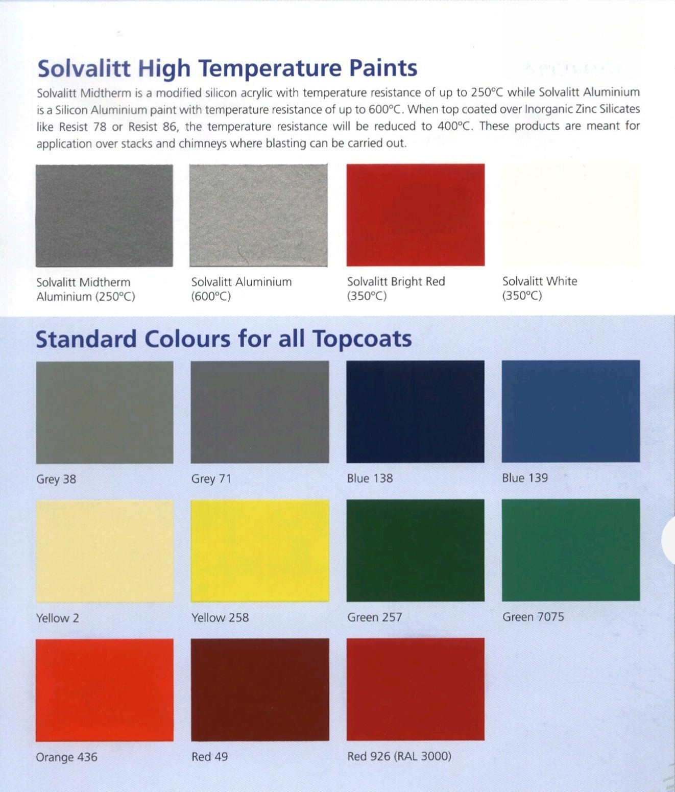 Bảng màu sơn kim loại Jotun mới nhất