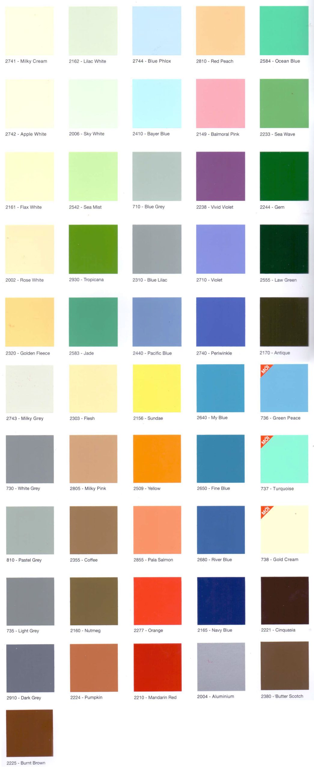 Bảng màu sơn dầu Tison