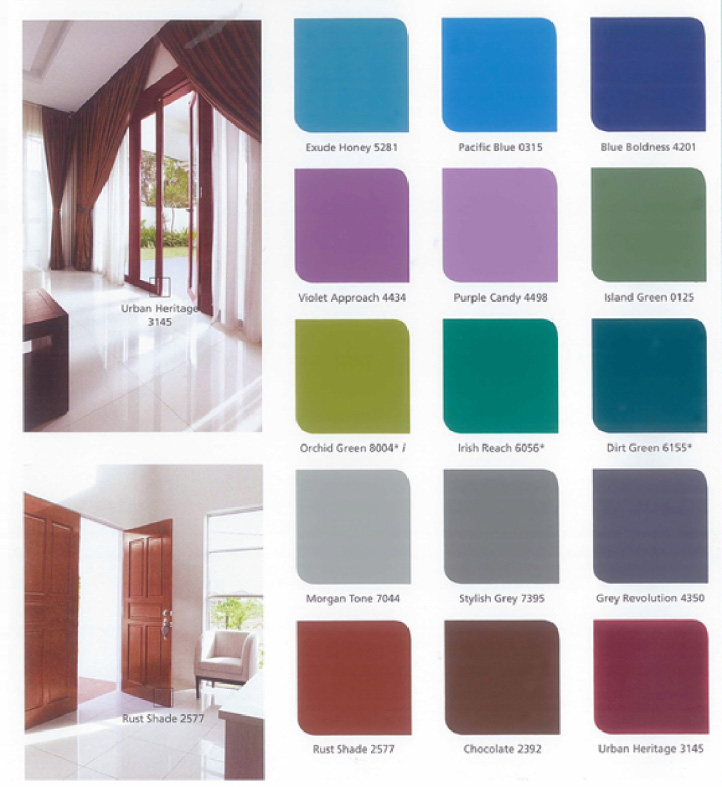 Bảng màu sơn Jotun Gardex mới nhất