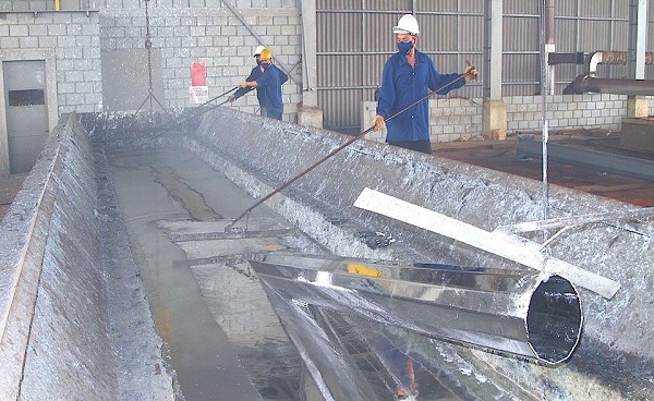 Quy trình mạ kẽm nhúng nóng chuẩn kỹ thuật mới nhất hiện nay