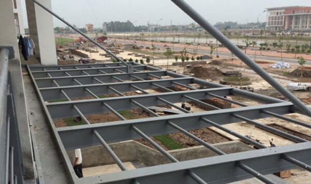 Hệ khung đỡ chịu lực cho mái kính