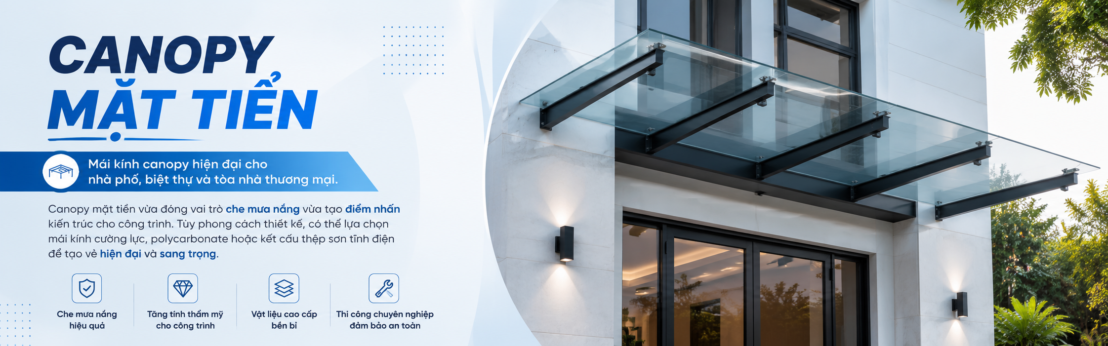Canopy Mặt Tiền