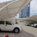 Báo giá thi công mái canopy bãi xe chi tiết, cập nhật 2026