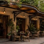Thi công mái canopy sân vườn & quán cafe hiện đại 2026
