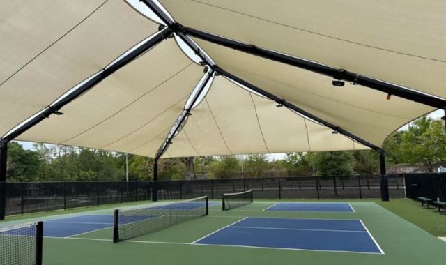 Mái canopy bạt căng