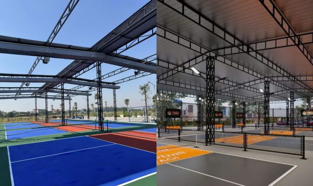 Thiết kế thi công mái canopy sân pickleball với chi phí tối ưu nhất